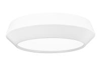 LED Flush Mount by Z-Lite - Quasars Collection, Matte White Finish - 7701F12-MW-LED