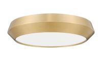 LED Flush Mount by Z-Lite - Quasars Collection, Modern Gold Finish - 7701F16-MGLD-LED