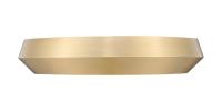 LED Flush Mount by Z-Lite - Quasars Collection, Modern Gold Finish - 7701F16-MGLD-LED