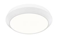 LED Flush Mount by Z-Lite - Quasars Collection, Matte White Finish - 7701F16-MW-LED
