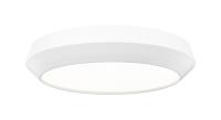 LED Flush Mount by Z-Lite - Quasars Collection, Matte White Finish - 7701F16-MW-LED