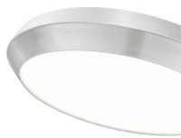 LED Flush Mount by Z-Lite - Quasars Collection, Brushed Nickel Finish - 7701F20-BN-LED