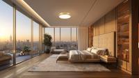 LED Flush Mount by Z-Lite - Quasars Collection, Modern Gold Finish - 7701F20-MGLD-LED