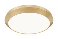 LED Flush Mount by Z-Lite - Quasars Collection, Modern Gold Finish - 7701F20-MGLD-LED