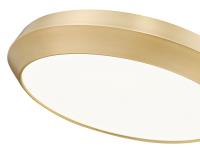 LED Flush Mount by Z-Lite - Quasars Collection, Modern Gold Finish - 7701F20-MGLD-LED