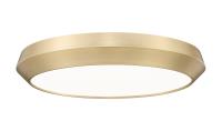 LED Flush Mount by Z-Lite - Quasars Collection, Modern Gold Finish - 7701F20-MGLD-LED
