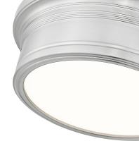 LED Flush Mount by Z-Lite - Bentley Collection, Brushed Nickel Finish - 7702F12-BN-LED