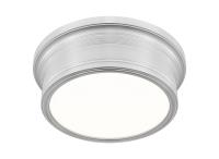 LED Flush Mount by Z-Lite - Bentley Collection, Brushed Nickel Finish - 7702F12-BN-LED