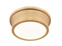 LED Flush Mount by Z-Lite - Bentley Collection, Modern Gold Finish - 7702F12-MGLD-LED