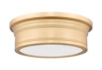 LED Flush Mount by Z-Lite - Bentley Collection, Modern Gold Finish - 7702F12-MGLD-LED