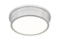 LED Flush Mount by Z-Lite - Bentley Collection, Brushed Nickel Finish - 7702F16-BN-LED