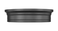 LED Flush Mount by Z-Lite - Bentley Collection, Matte Black Finish - 7702F16-MB-LED