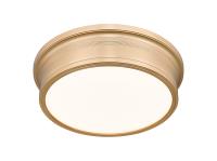 LED Flush Mount by Z-Lite - Bentley Collection, Modern Gold Finish - 7702F16-MGLD-LED