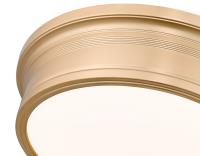 LED Flush Mount by Z-Lite - Bentley Collection, Modern Gold Finish - 7702F16-MGLD-LED