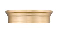 LED Flush Mount by Z-Lite - Bentley Collection, Modern Gold Finish - 7702F16-MGLD-LED