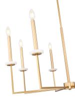 Eight Light Chandelier by Z-Lite - Gaultier Collection, Modern Gold Finish - 6100-8MGLD