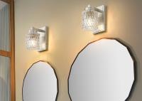 One Light Wall Sconce by Z-Lite - Jacqueline Collection, Brushed Nickel Finish - 6101-1S-BN