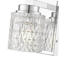 One Light Wall Sconce by Z-Lite - Jacqueline Collection, Chrome Finish - 6101-1S-CH