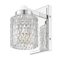 One Light Wall Sconce by Z-Lite - Jacqueline Collection, Chrome Finish - 6101-1S-CH