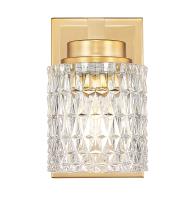 One Light Wall Sconce by Z-Lite - Jacqueline Collection, Modern Gold Finish - 6101-1S-MGLD