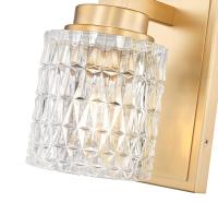 One Light Wall Sconce by Z-Lite - Jacqueline Collection, Modern Gold Finish - 6101-1S-MGLD