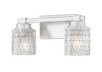 Two Light Vanity by Z-Lite - Jacqueline Collection, Brushed Nickel Finish - 6101-2V-BN
