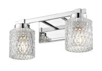 Two Light Vanity by Z-Lite - Jacqueline Collection, Chrome Finish - 6101-2V-CH