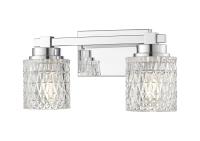 Two Light Vanity by Z-Lite - Jacqueline Collection, Chrome Finish - 6101-2V-CH