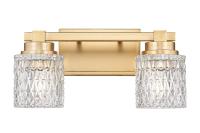 Two Light Vanity by Z-Lite - Jacqueline Collection, Modern Gold Finish - 6101-2V-MGLD