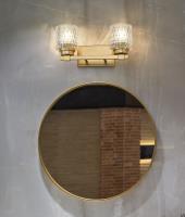 Two Light Vanity by Z-Lite - Jacqueline Collection, Modern Gold Finish - 6101-2V-MGLD