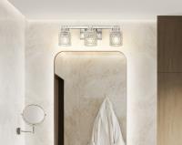 Three Light Vanity by Z-Lite - Jacqueline Collection, Brushed Nickel Finish - 6101-3V-BN