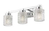 Three Light Vanity by Z-Lite - Jacqueline Collection, Chrome Finish - 6101-3V-CH