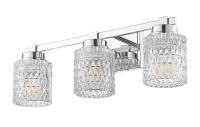 Three Light Vanity by Z-Lite - Jacqueline Collection, Chrome Finish - 6101-3V-CH