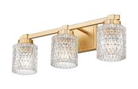 Three Light Vanity by Z-Lite - Jacqueline Collection, Modern Gold Finish - 6101-3V-MGLD