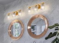 Three Light Vanity by Z-Lite - Jacqueline Collection, Modern Gold Finish - 6101-3V-MGLD