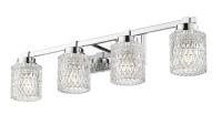 Four Light Vanity by Z-Lite - Jacqueline Collection, Chrome Finish - 6101-4V-CH
