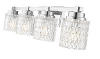 Four Light Vanity by Z-Lite - Jacqueline Collection, Chrome Finish - 6101-4V-CH