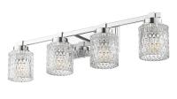 Four Light Vanity by Z-Lite - Jacqueline Collection, Chrome Finish - 6101-4V-CH