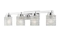 Four Light Vanity by Z-Lite - Jacqueline Collection, Chrome Finish - 6101-4V-CH