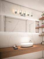 Five Light Vanity by Z-Lite - Jacqueline Collection, Brushed Nickel Finish - 6101-5V-BN
