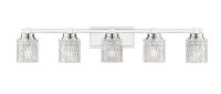 Five Light Vanity by Z-Lite - Jacqueline Collection, Chrome Finish - 6101-5V-CH