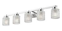 Five Light Vanity by Z-Lite - Jacqueline Collection, Chrome Finish - 6101-5V-CH