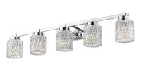 Five Light Vanity by Z-Lite - Jacqueline Collection, Chrome Finish - 6101-5V-CH