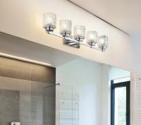 Five Light Vanity by Z-Lite - Jacqueline Collection, Chrome Finish - 6101-5V-CH