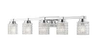 Five Light Vanity by Z-Lite - Jacqueline Collection, Chrome Finish - 6101-5V-CH