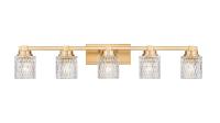 Five Light Vanity by Z-Lite - Jacqueline Collection, Modern Gold Finish - 6101-5V-MGLD