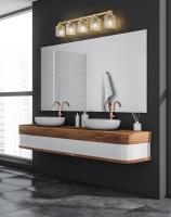 Five Light Vanity by Z-Lite - Jacqueline Collection, Modern Gold Finish - 6101-5V-MGLD