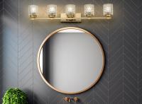 Five Light Vanity by Z-Lite - Jacqueline Collection, Modern Gold Finish - 6101-5V-MGLD
