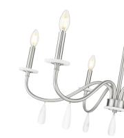 Six Light Chandelier by Z-Lite - Toussant Collection, Brushed Nickel Finish - 6103-32BN