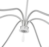 Six Light Chandelier by Z-Lite - Toussant Collection, Brushed Nickel Finish - 6103-63BN